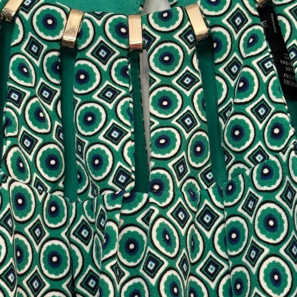White House Black Market Green Halter tunic - Picture 3 of 8